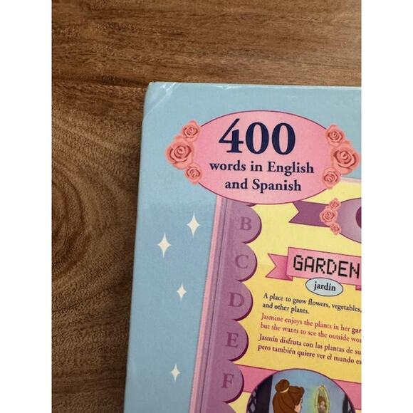 Disney Princess Talking Dictionary Play-a-Sound English & Spanish 400 Word Book - Picture 10 of 12